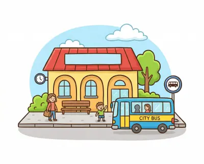 Bus station